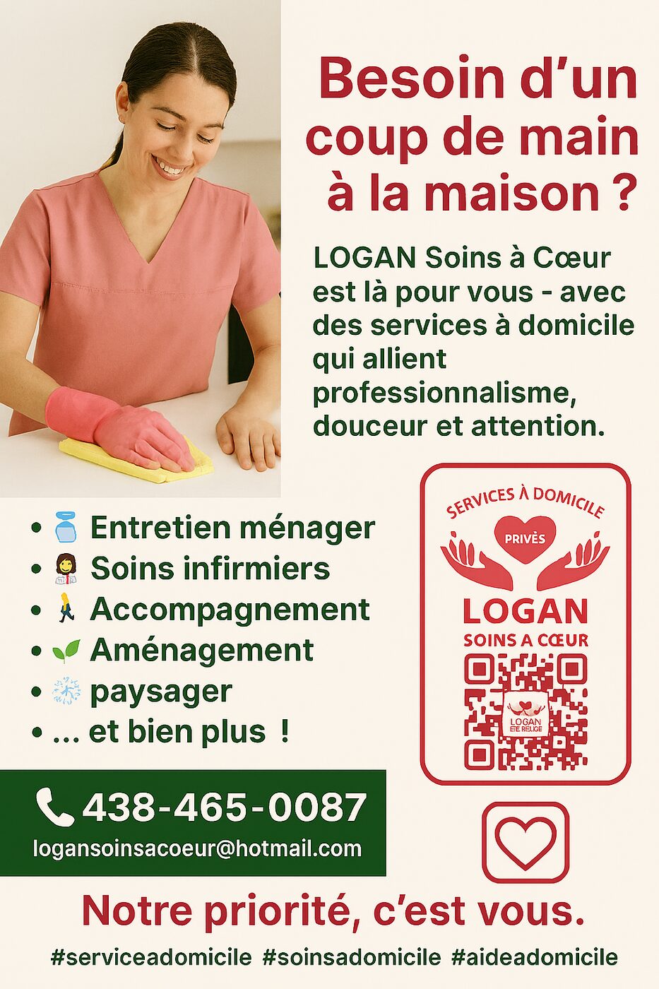 Besoin d'un coup de main à la maison ?
