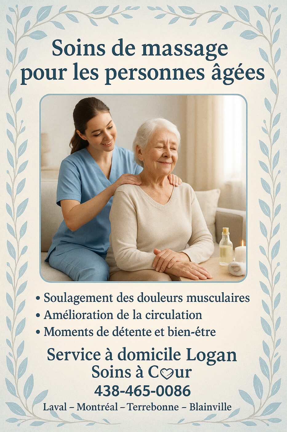 Massage pour les personnes âgées